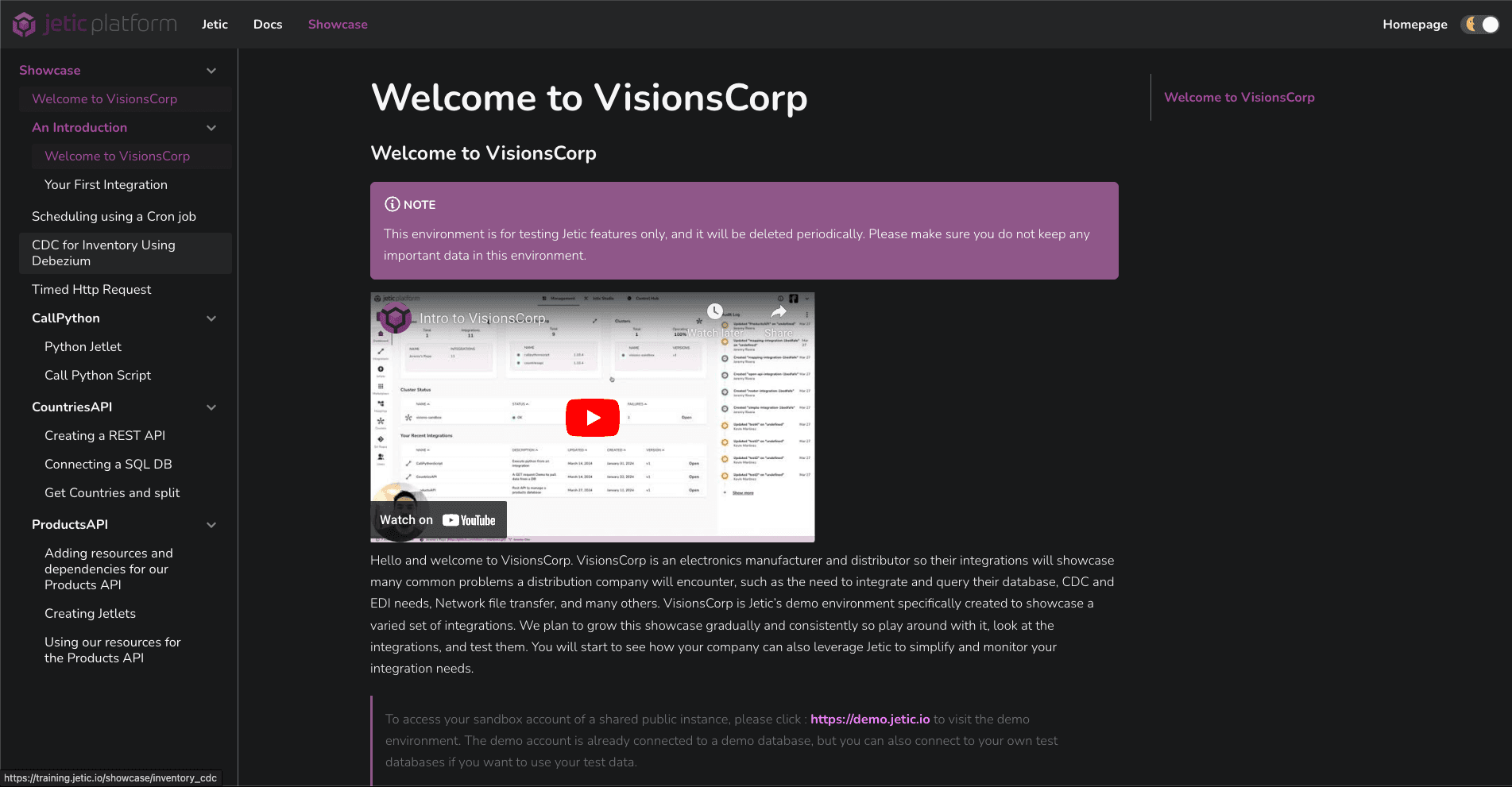 Datagrate training platform interface showing educational content